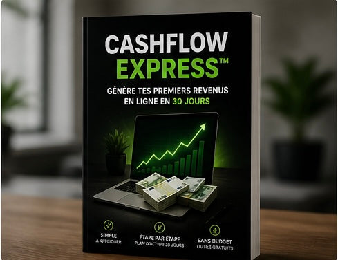 CashFlow Express™ – Génère tes premiers revenus en ligne en 30 jours